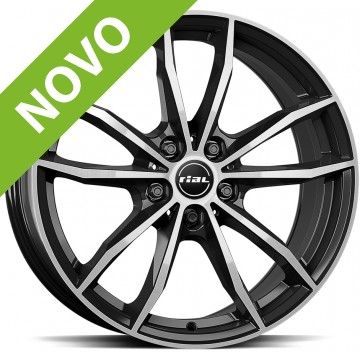 ALU Platišče RIAL X12 8,0x18 Diamantno črno polirano PLATIŠČA